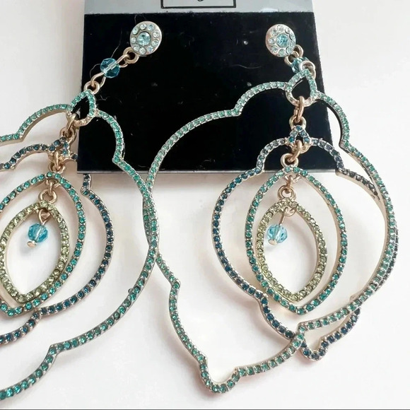 Sequin NYC Rhineatone Earrings - Picture 4 of 5